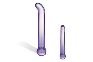 Purple glas g-spot tickler til den gode stimulering